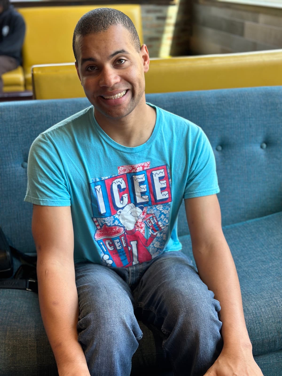 Caleb, Mandy's son and the inspiration for Elevate Autism, smiling